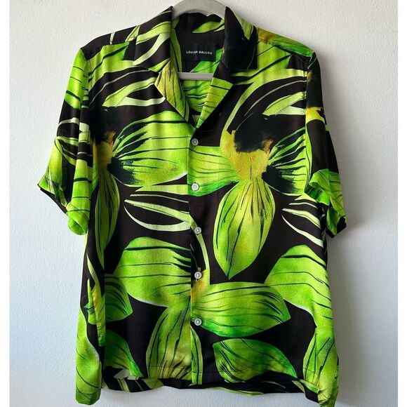 LOUISA BALLOU Weekend Printed Silk Shirt - Picture 3 of 11